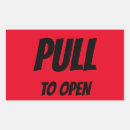 Recherche de signe rouge autocollants Noir