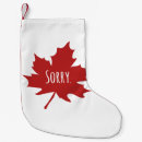 Search for canadian christmas stockings Red