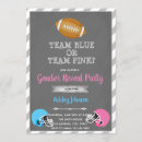 Search for football gender reveal invitations Party
