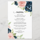 Recherche de blush pink mariage menus Floral