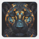 Search for black panther cat stickers Big cats