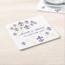 Search for fleur de lis coasters Mardi gras