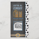 Search for cowboy birth announcement cards Boots