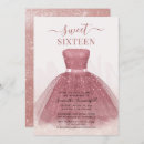 Search for daughter sweet 16 invitations Glitter