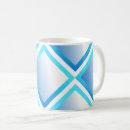 Search for blue geometric mugs White