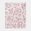 Search for day of the dead blankets Flower
