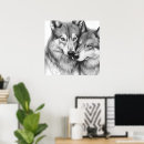 Search for wolf couple art Nature