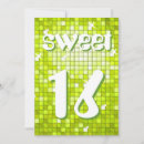 Search for disco sweet 16 invitations Retro