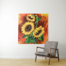 Search for sunflower tapestries Flowers