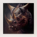Search for rhinoceros puzzles Black
