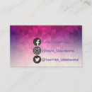 Search for twitter business cards Colourful