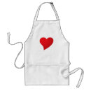 Search for red love heart aprons Kitchen