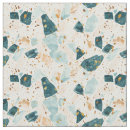Search for gold and teal fabric Geometric