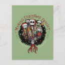 Search for frighting postcards Nightmare before christmas
