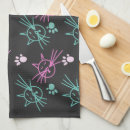 Recherche de dessin chat cuisine linges Rose