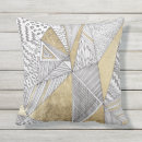 Search for black and white triangles pillows Stripes