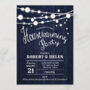 Search for blue housewarming party invitations Rustic