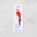 Search for birds watching business cards Blue