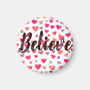 Recherche de pensée magnets Typographie