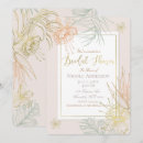 Search for tropical floral bridal shower invitations Pineapple