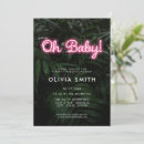 Search for neon baby shower invitations Simple