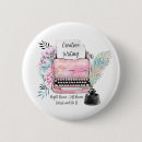 Recherche de machine écrire badges Vintage