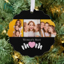 Search for worlds best mom ornaments Mother