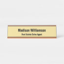 Search for black and gold name plates Executive