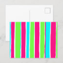 Search for stripes pattern postcards Pink