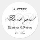 Search for bride and groom initials stickers Modern