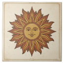 Search for sun face tiles Vintage