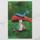 Search for alice in wonderland stationery paper Mushroom