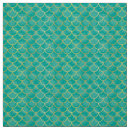 Search for gold and teal fabric Modern