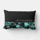 Search for black and teal pillows Modern