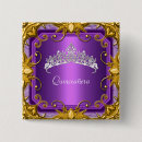 Recherche de quinceanera badges Violet
