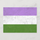Search for genderqueer postcards Flag