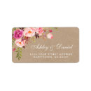 Recherche de kraft wedding return address labels Vintage