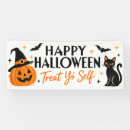 Search for trick or treat banners Bats
