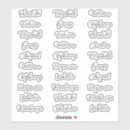 Search for large wedding stickers Simple