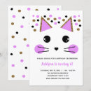Recherche de chat invitations Parties scintillant