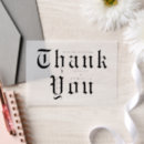Recherche de noir et blanc merci invitations Gothique