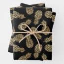 Search for black gold wrapping paper Tropical