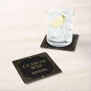 Search for art deco coasters Black and gold