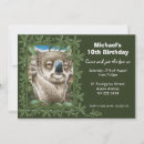 Search for wildlife birthday invitations Party