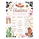 Search for 1st birthday milestone posters Baby girl