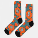 Search for orange fruit socks Pattern