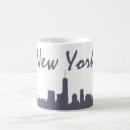 Search for new york city skyline mugs White