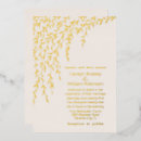 Search for ivory and gold wedding invitations Chic