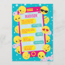 Search for omg birthday invitations Emoji birthday party