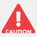 Recherche de triangles rouges autocollants Rayures